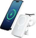 ALOGIC 4-in-1 Lift Wireless Charger with 10k Power Bank (White)