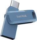 SanDisk Ultra Dual Drive Go USB Type C 128GB Flash Drive(Blue)