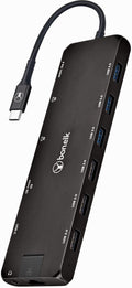 Bonelk Long-Life 14-in-1 Multiport USB-C Hub (Black)