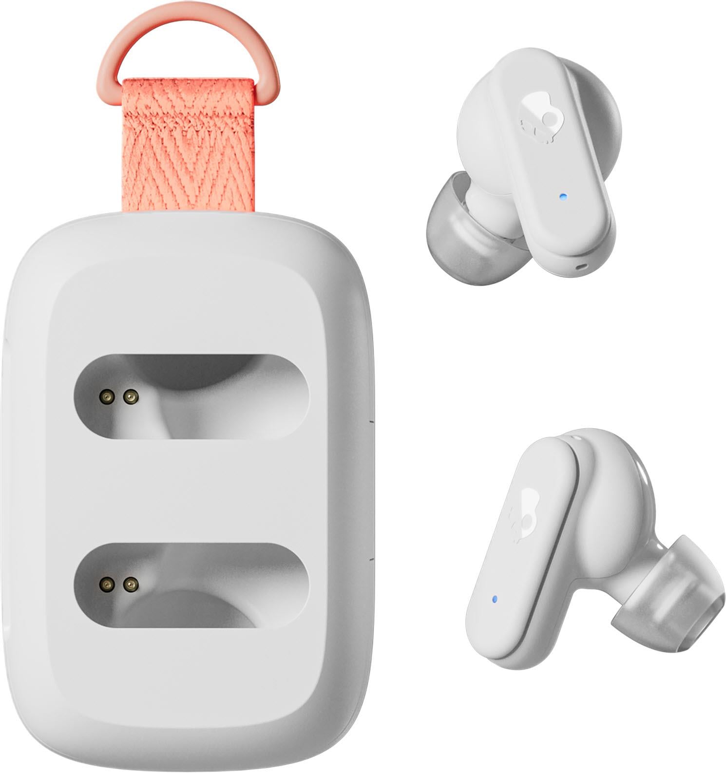 Skullcandy Dime 3 True Wireless In-Ear Headphones (Bone/Orange)