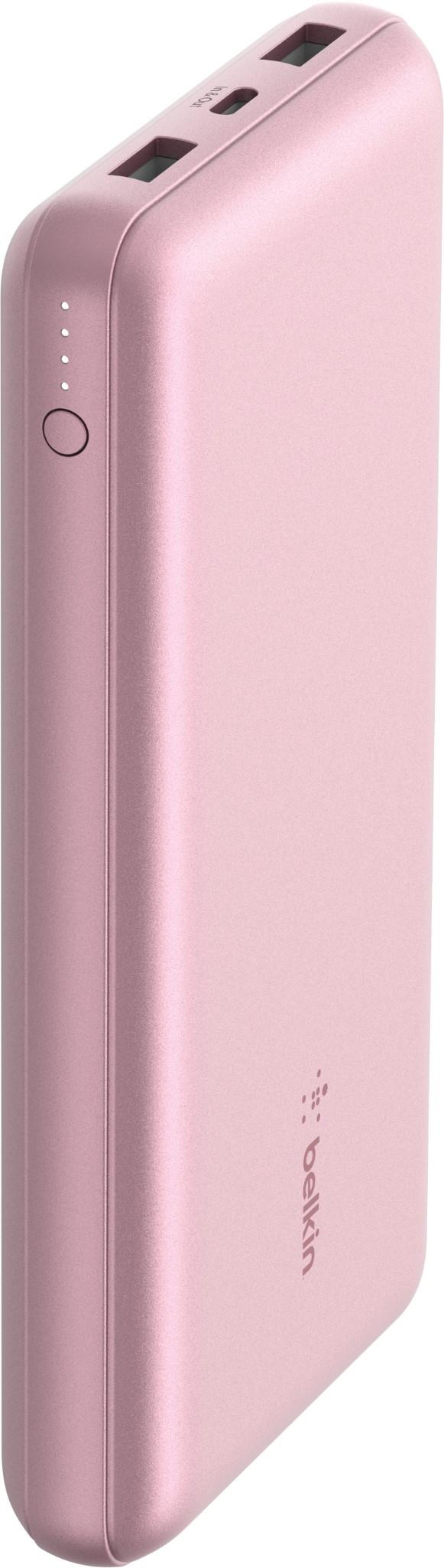 Belkin BoostUp Charge 15W 20K USB-C Power Bank (Pink)