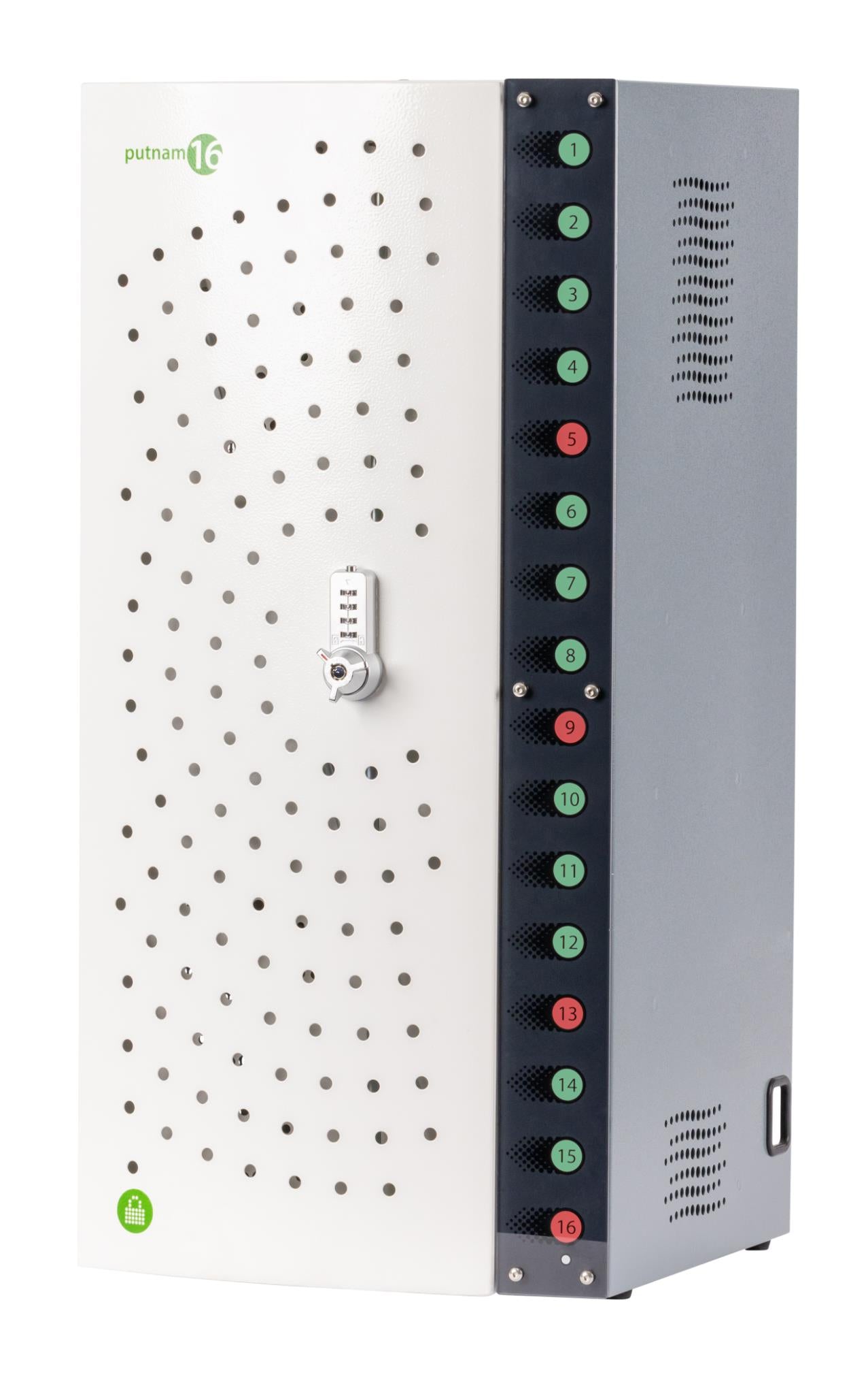 PC Locs PCL10-10534 Putnam 16 Charging Station with USB-C PD