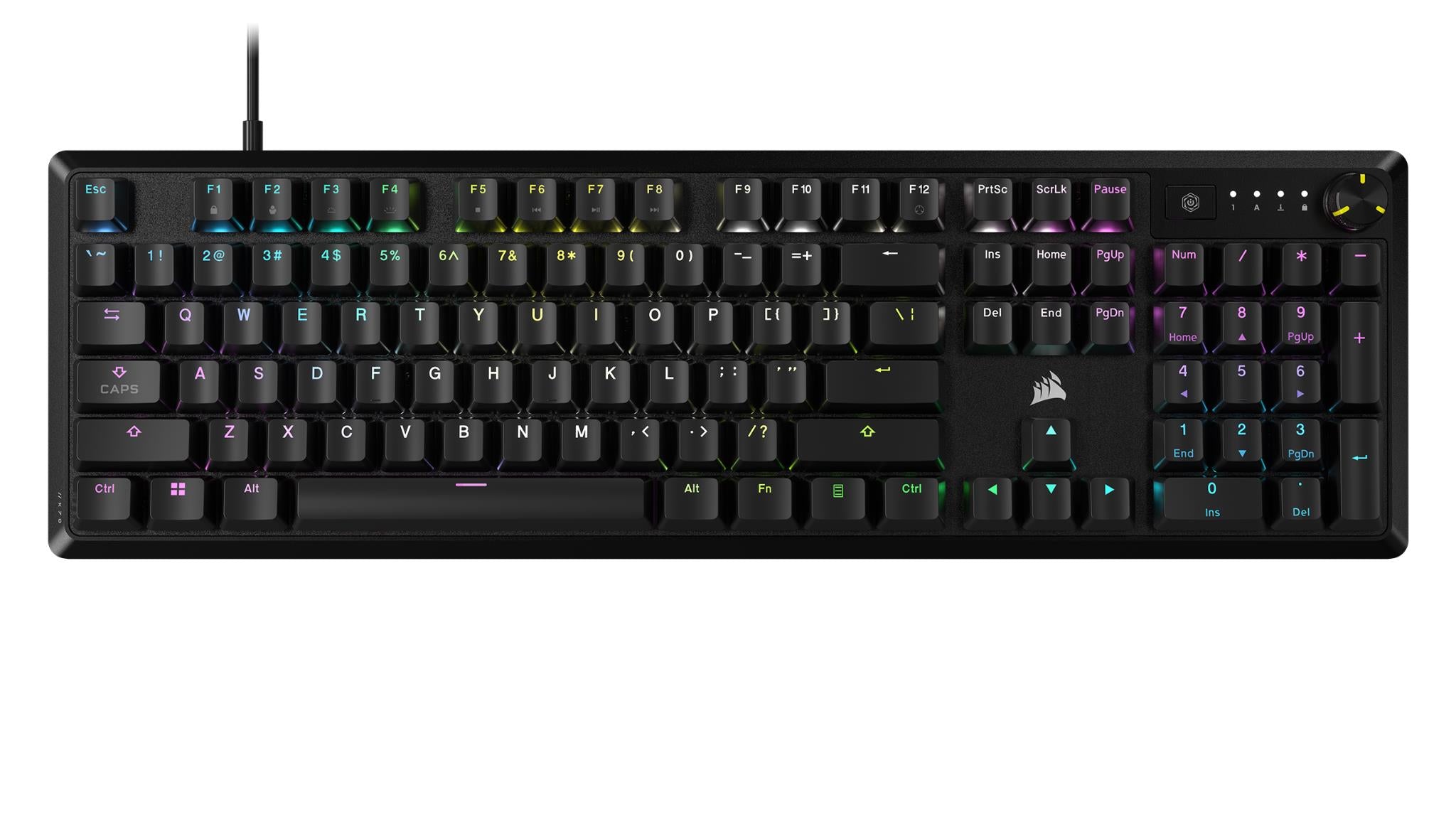 Corsair K70 CORE RGB Mechanical Gaming Keyboard Red Switch  (Black)