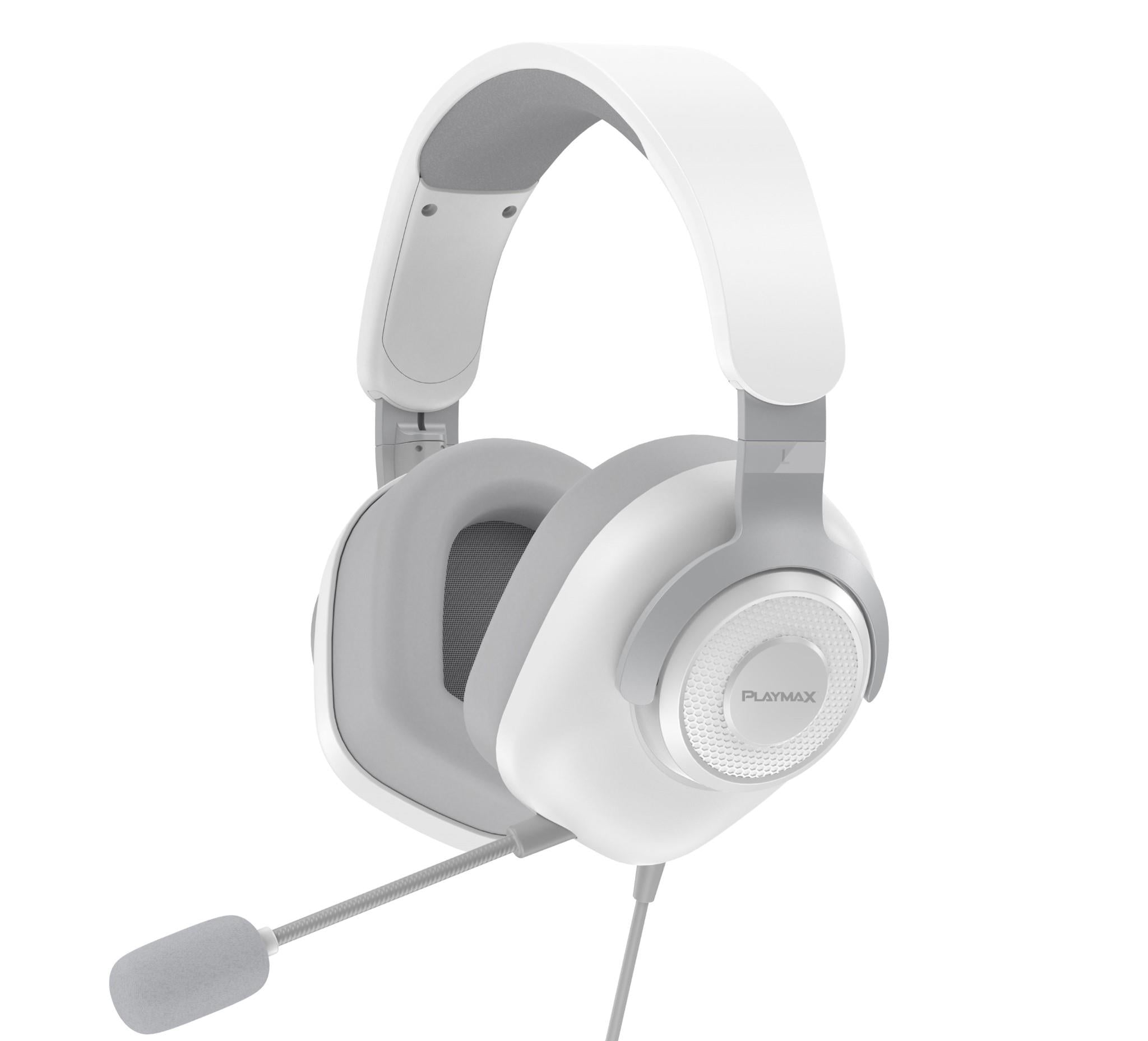 Playmax MX1 PRO Wired Gaming Headset (White)