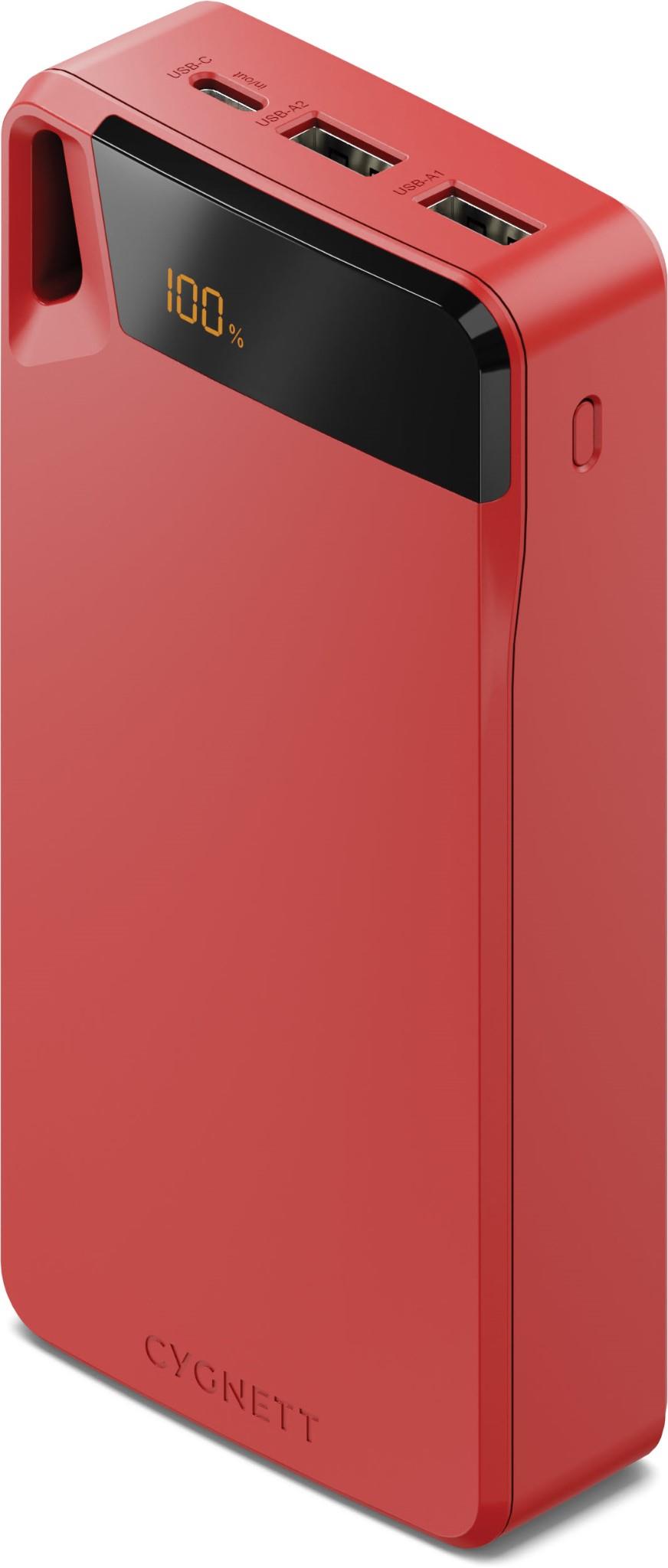 Cygnett Boost 20K V4 Power Bank (Red)