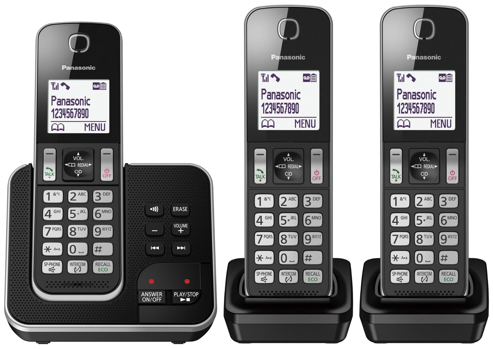 Panasonic KX-TGD323ALB Digital Cordless Phone & Answering System