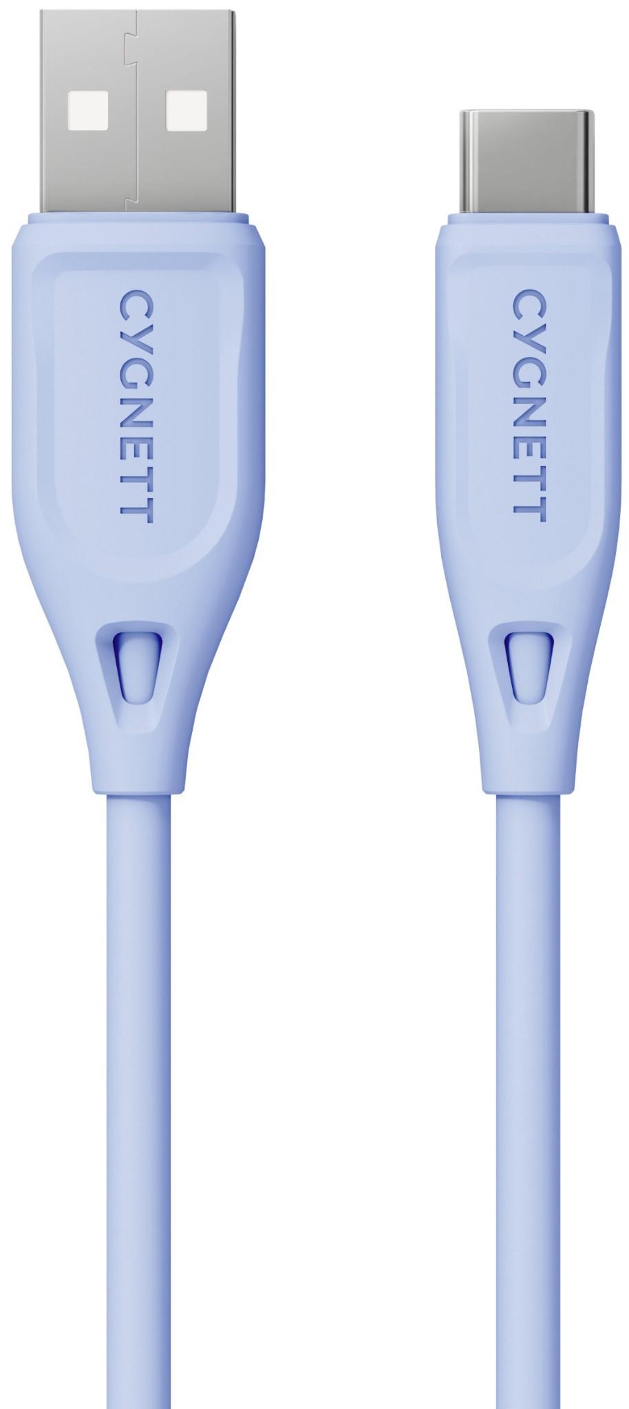 Cygnett Charge & Connect USB-C to USB-A 2.0 Cable V2 1.2m (Blue)