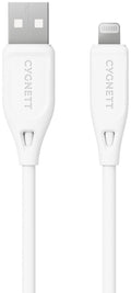 Cygnett Charge & Connect Lightning to USB-A Cable V2 1.2m (White)