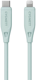 Cygnett Charge & Connect Lightning to USB-C Cable V2 1.2m (Green)