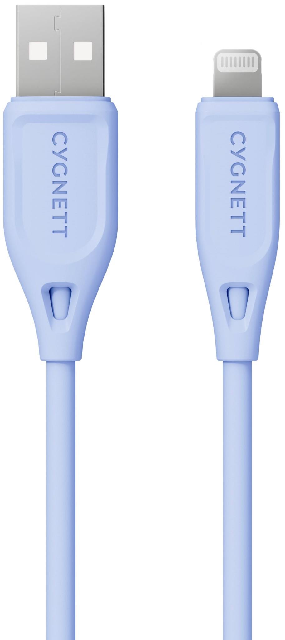 Cygnett Charge & Connect Lightning to USB-A Cable V2 1.2m (Blue)