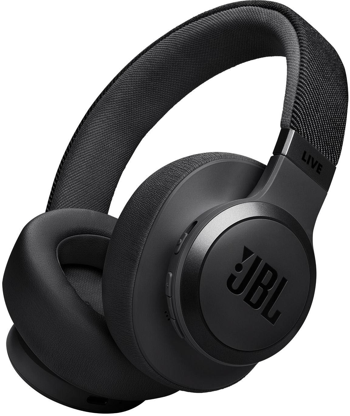 JBL Live 770NC Wireless True Adaptive Noise Cancelling Over-Ear Headphones (Black)
