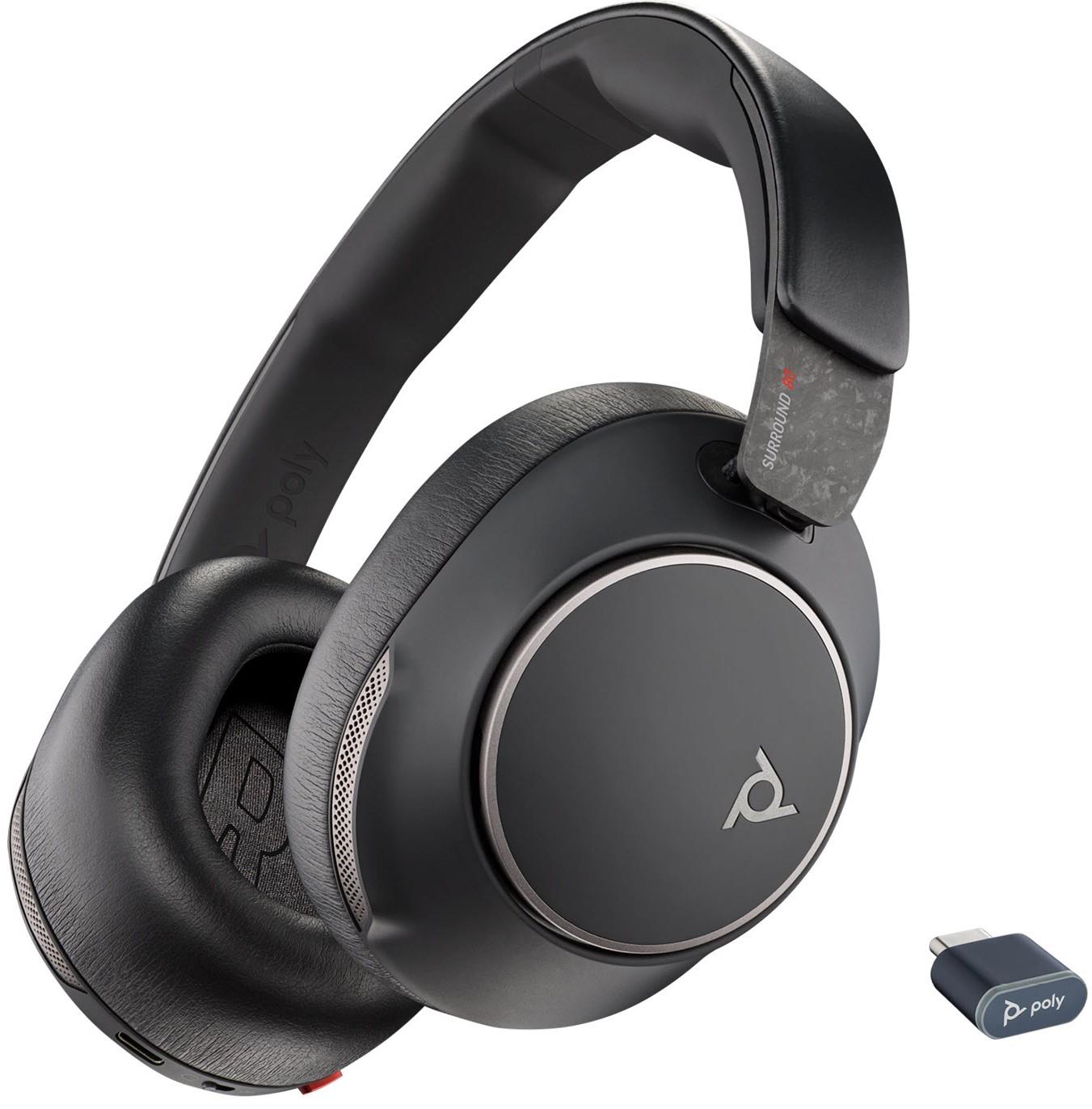 HP Poly Voyager Surround 80 UC Wireless Over-Ear Headphones