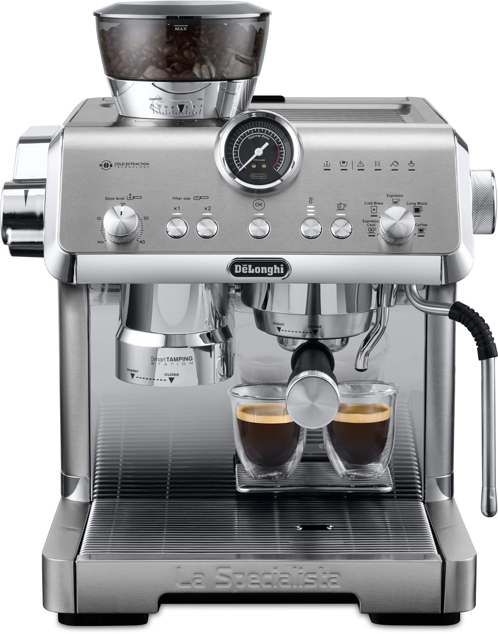 De'Longhi EC9555.M La Specialista Opera Manual Espresso Machine (Metal)