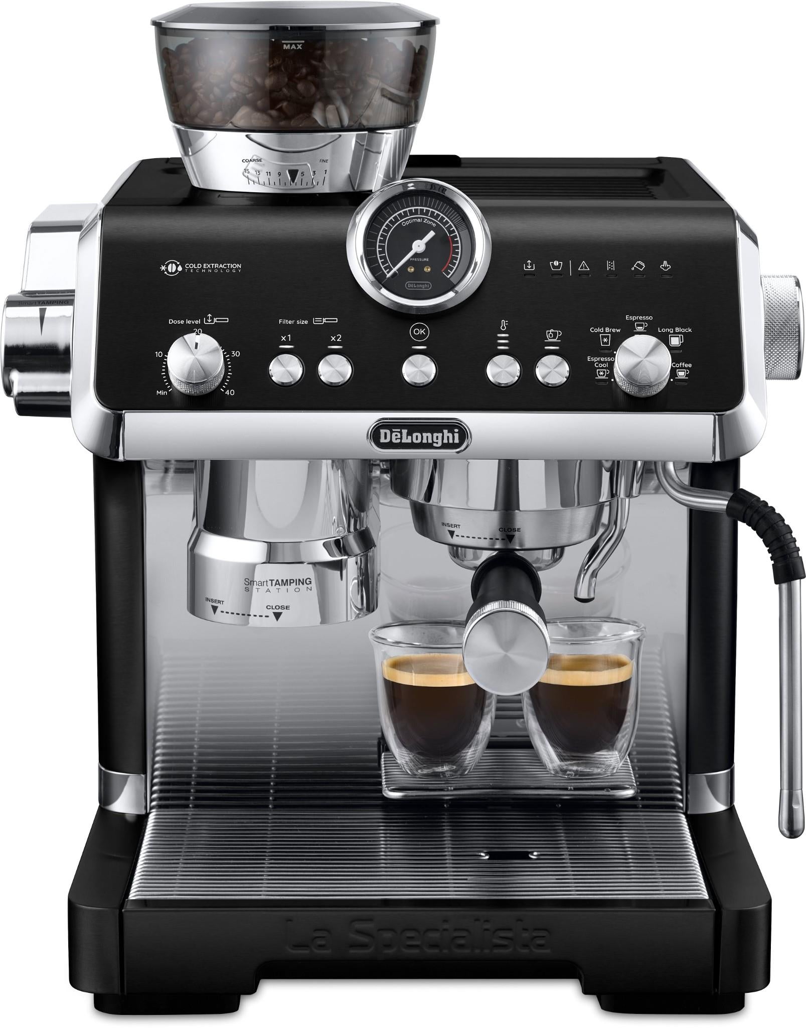 De'Longhi EC9555.M La Specialista Opera Manual Espresso Machine (Black)