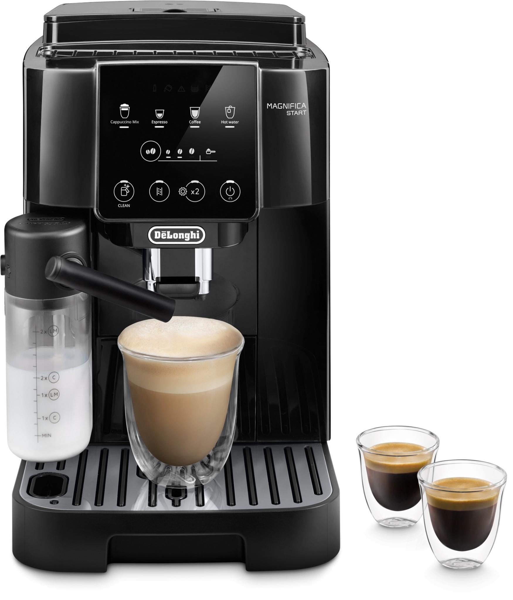 De'Longhi ECAM220.60.B Magnifica Start With Milk Automatic Coffee Machine (Silver Black)