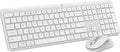 Logitech MK950 Slim Wireless Keyboard and Mouse Combo (Off White)