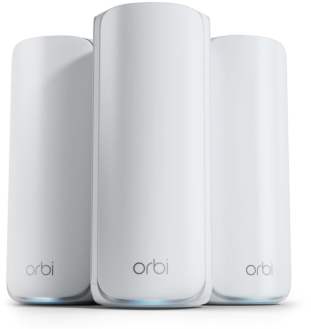 Netgear Orbi® BE11000 Tri-band Mesh WiFi 7 System [3 pack] (White)