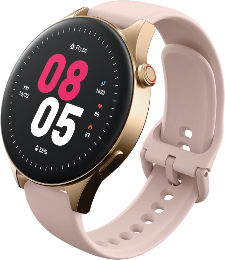 Ryze Wave Smart Watch MP3 (Pink/White)