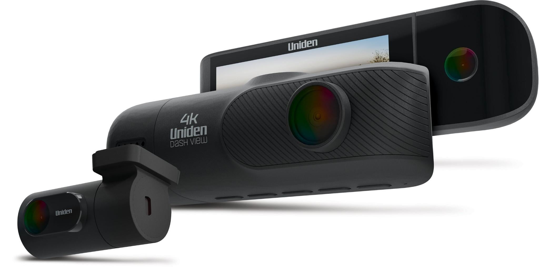 Uniden DASHVIEW40R 2.85'' LCD Screen 4K 3 In 1 Dash Camera