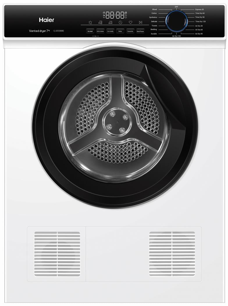 Haier HDV70AWW1 7kg Sensor Vented Dryer