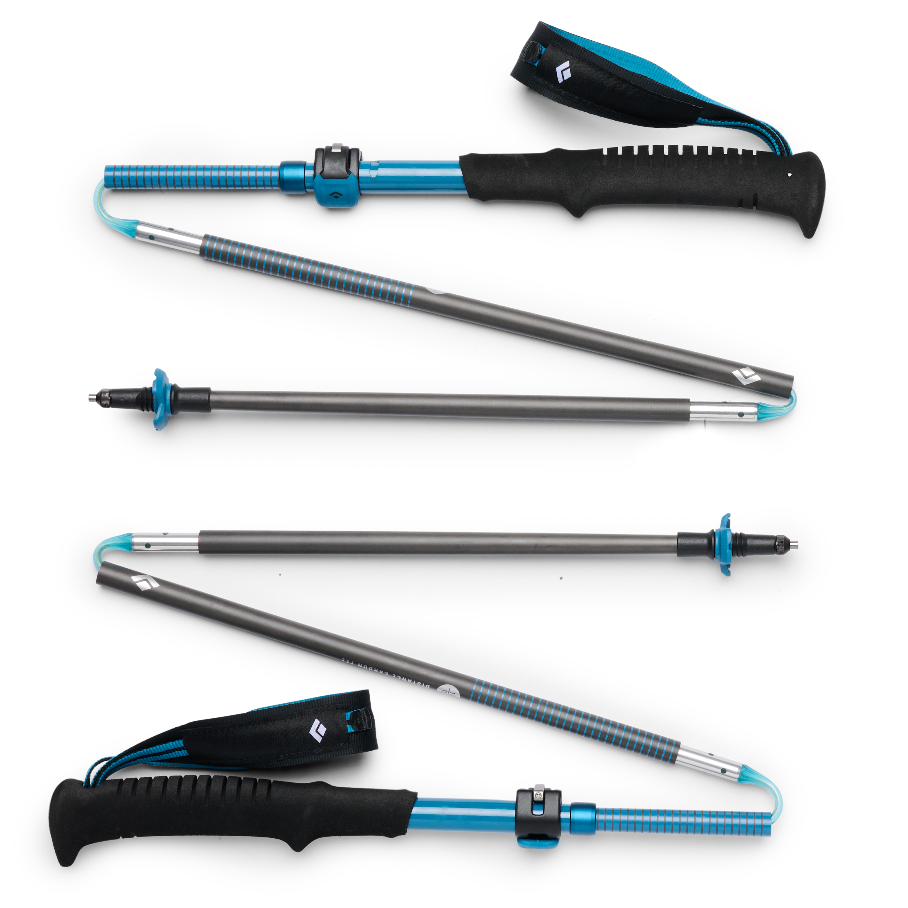 Distance Carbon FLZ Poles - 125cm Desert Sky