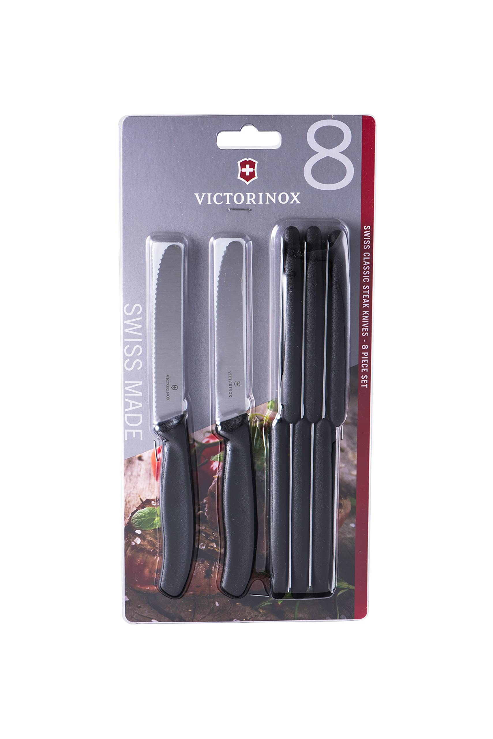 Victorinox Steak & Tomato 8 Piece Knife Set