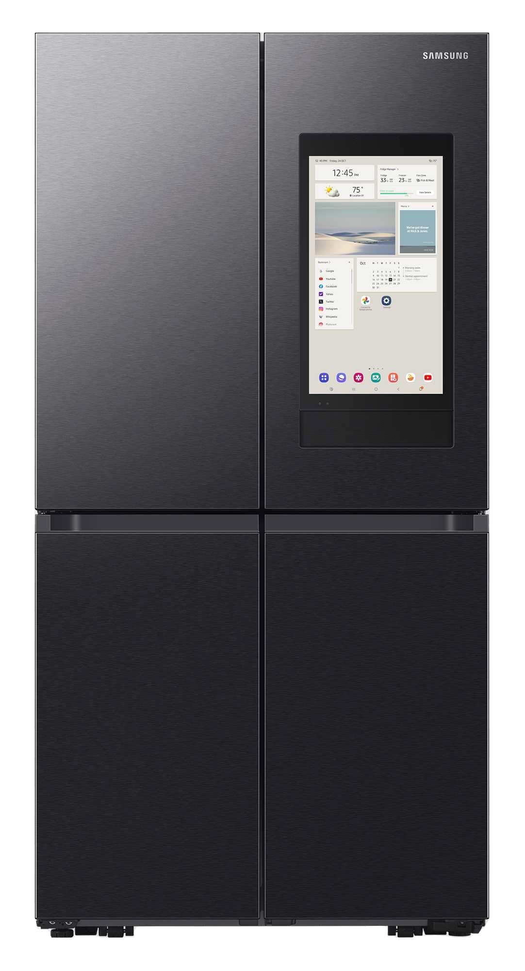 Samsung SRF9400BFH 636L AI Family Hub French Door Fridge