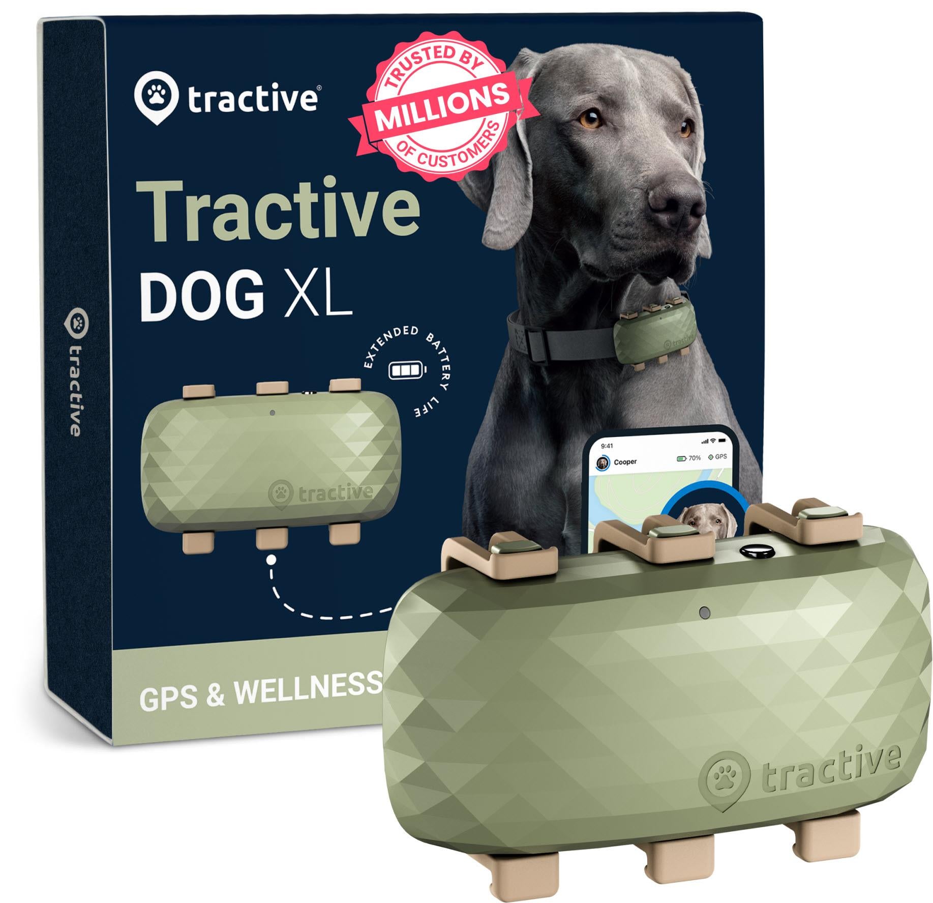 Tractive GPS DOG XL (Green)
