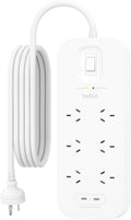 Belkin Connect 6-Outlet Surge Protector with Dual USB-C 30W