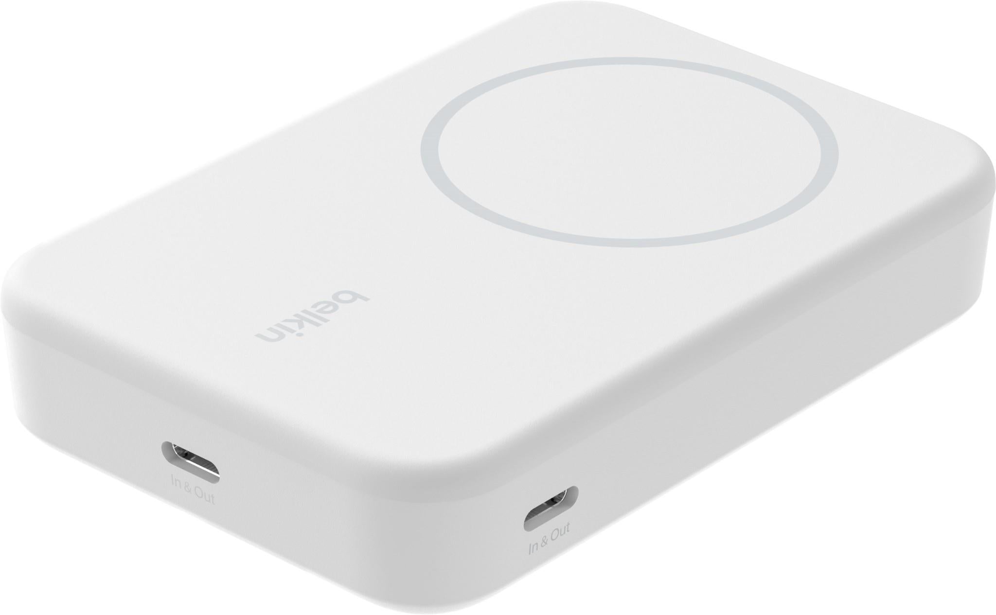 Belkin BoostCharge Pro Magnetic 10K Qi2 15W Power Bank (White)