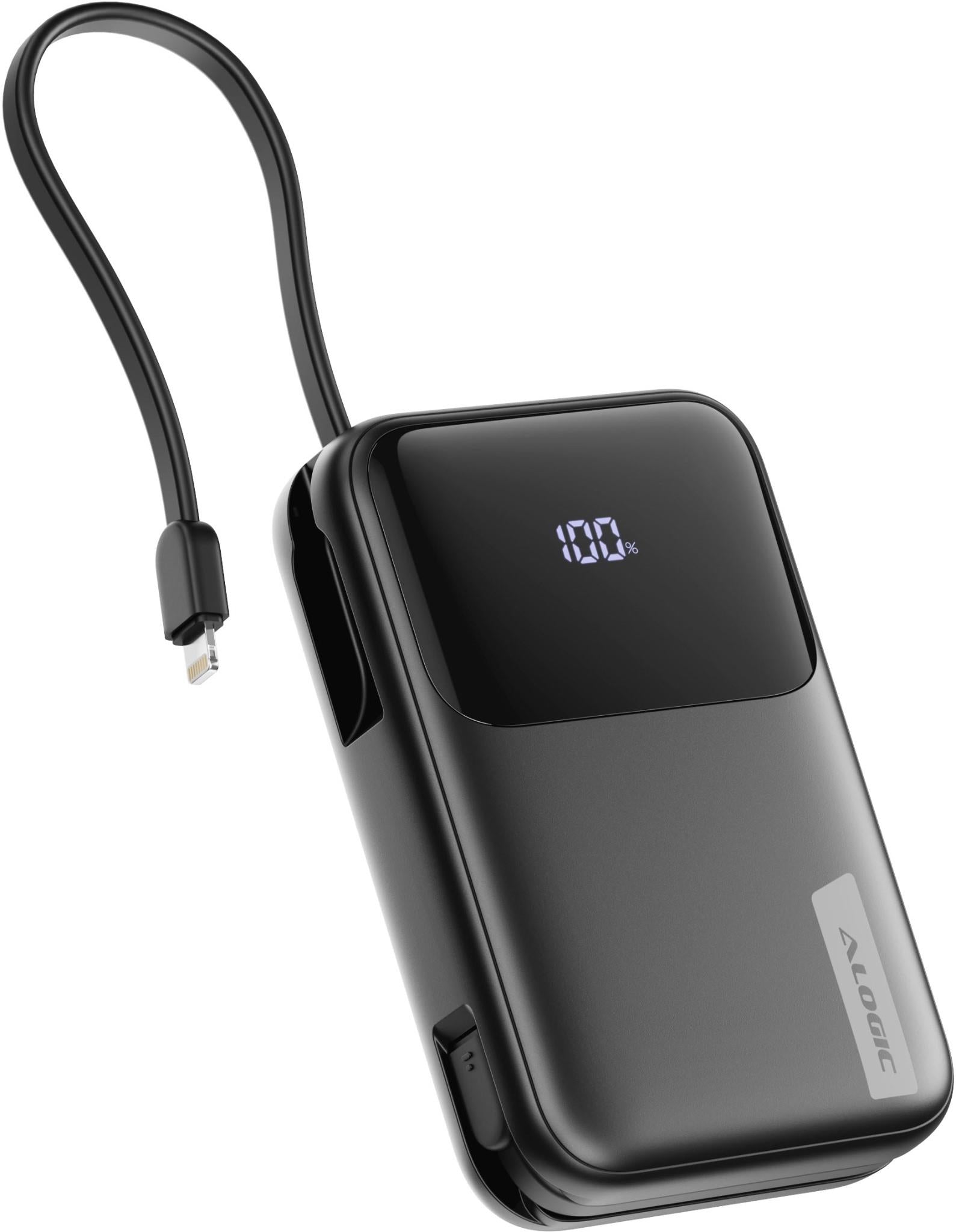 ALOGIC 20K 30W Tandem Powerbank with USB-C & Lighting (Black)