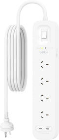 Belkin Connect 4-Outlet Surge Protector with Dual USB-C 30W