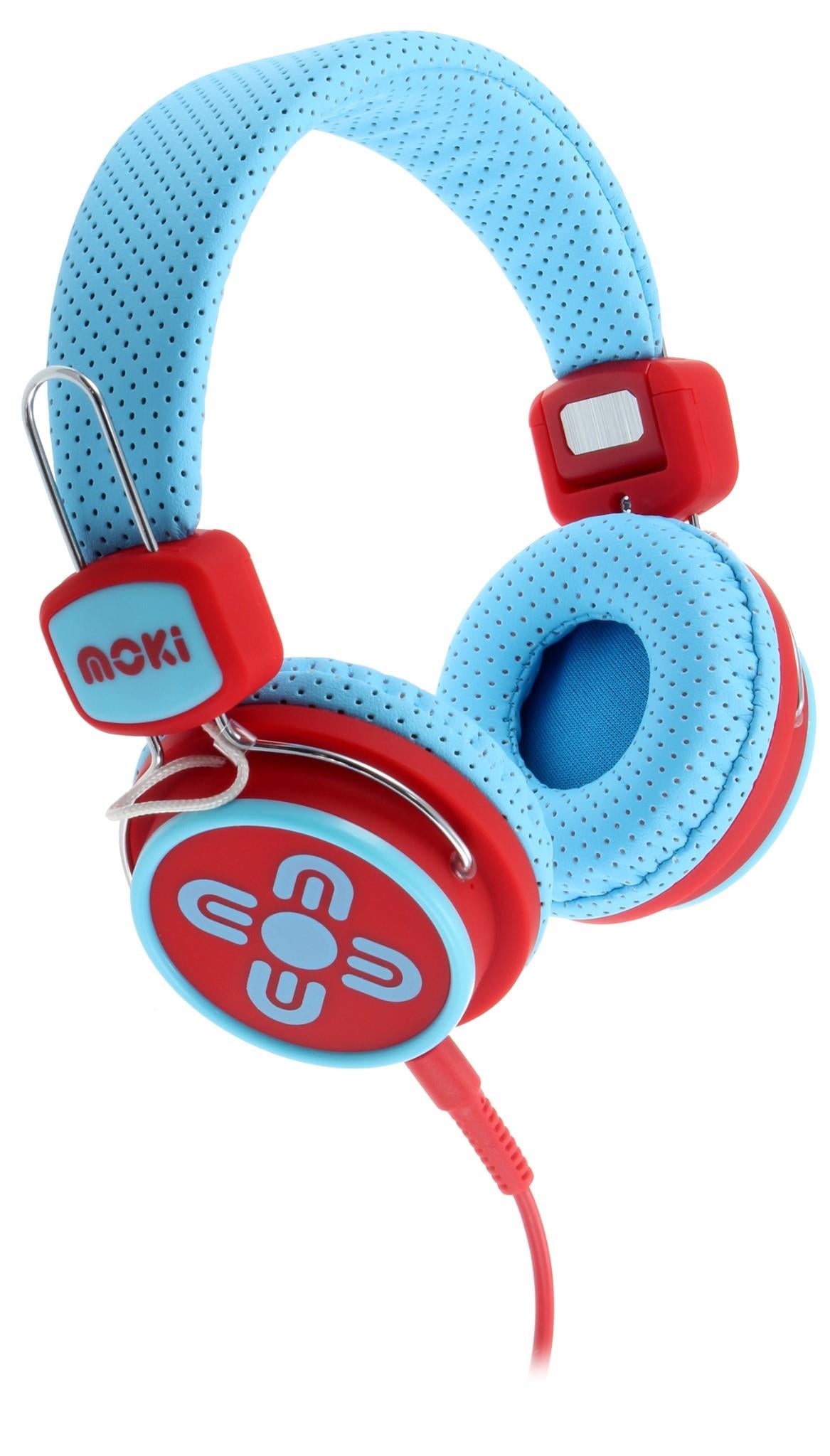 Moki Kids On-Ear Headphone (Blue/Red)