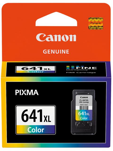 Canon Pixma CL641XL FINE High Yield Printer Ink Cartridge (Colour)