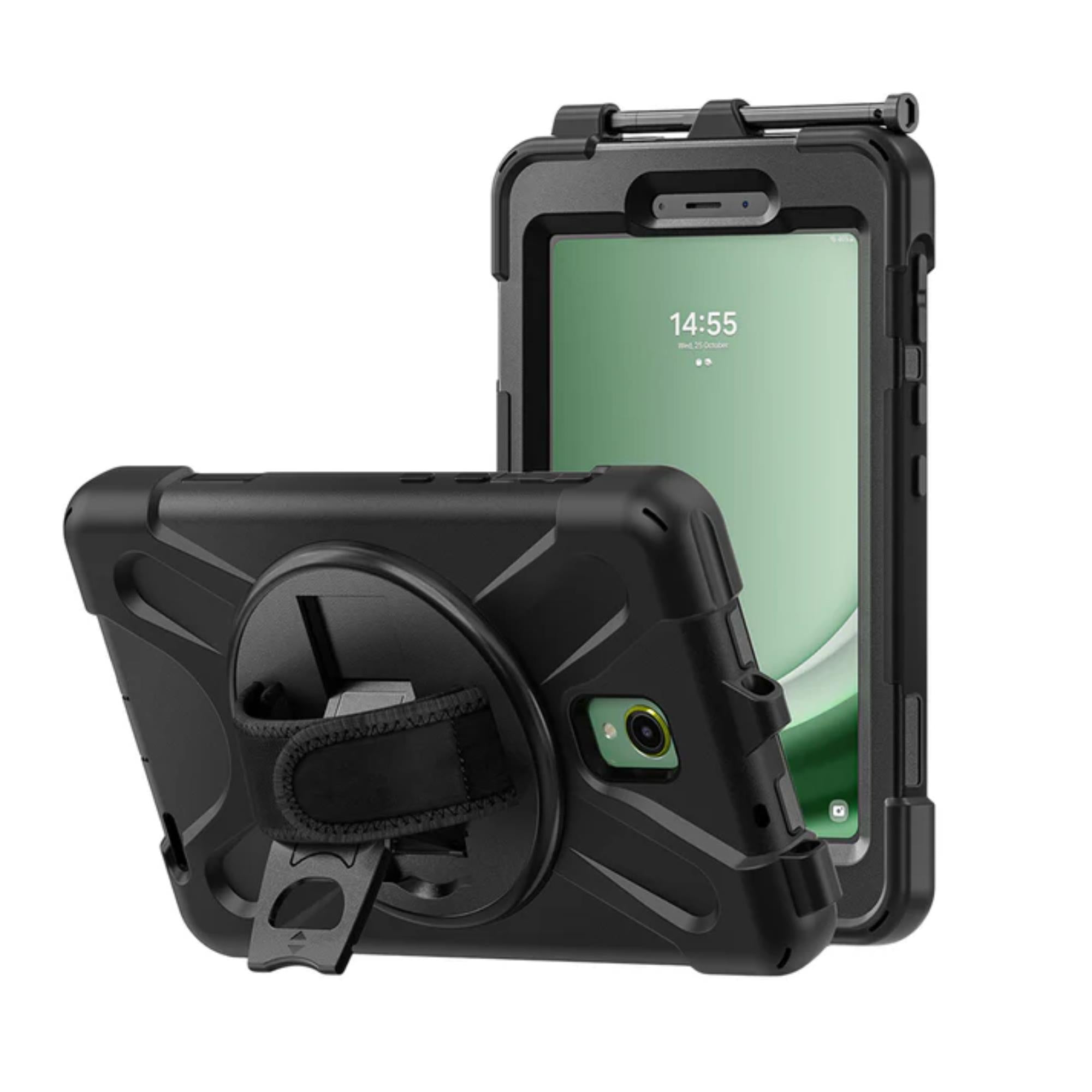 Strike Rugged Case with Hand Strap and Lanyard for Samsung Galaxy Tab Active 5