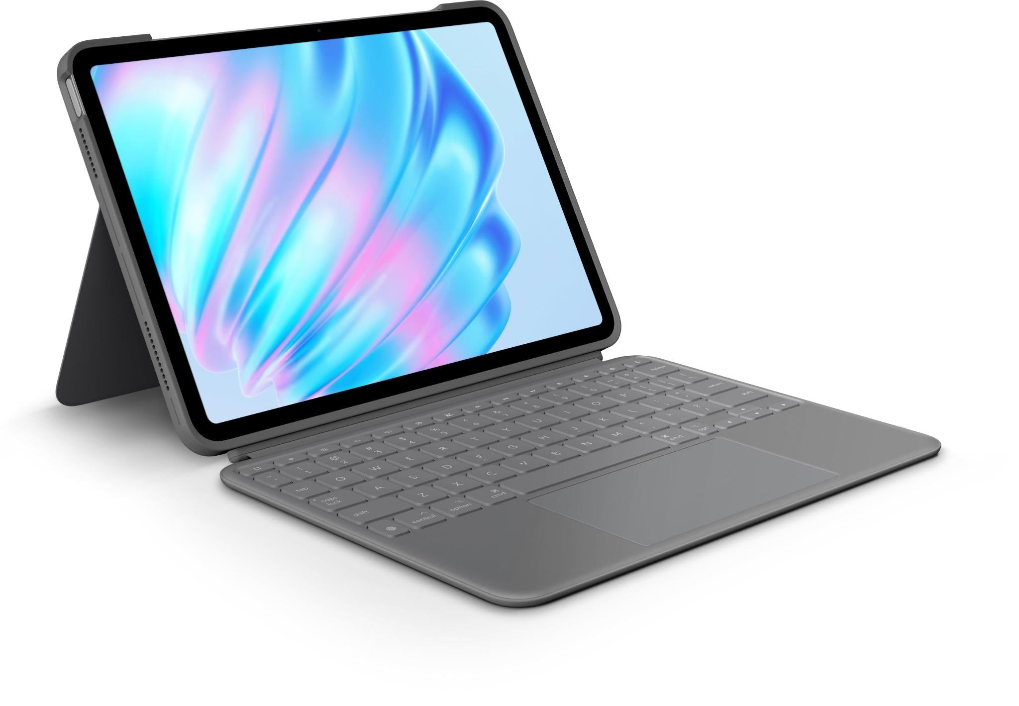 Logitech Combo Touch Keyboard Case for iPad Air 11'M3/M2/5th/4th Gen (Oxford Grey)