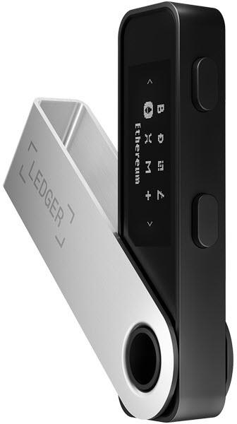Ledger Nano S Plus Crypto Hardware Wallet (Matte Black)