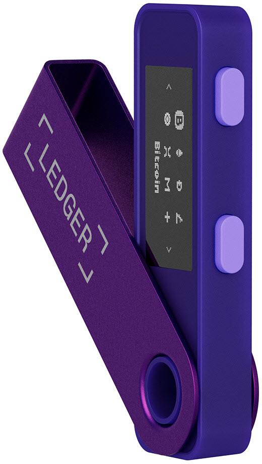 Ledger Nano S Plus Crypto Hardware Wallet (Amethyst Purple)