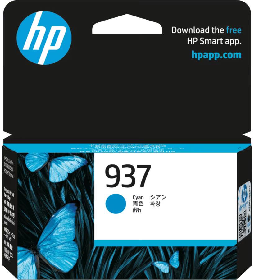 HP 937 Original Ink Cartridge (Cyan)
