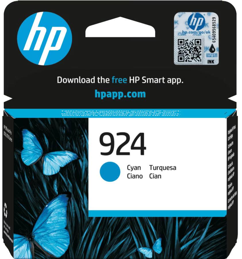 HP 924 Original Ink Cartridge (Cyan)