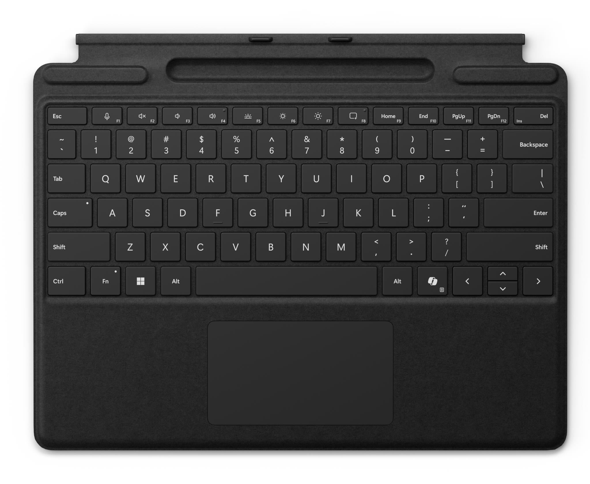 Microsoft Surface Pro 13 Inch Keyboard with Pen Storage (Black)