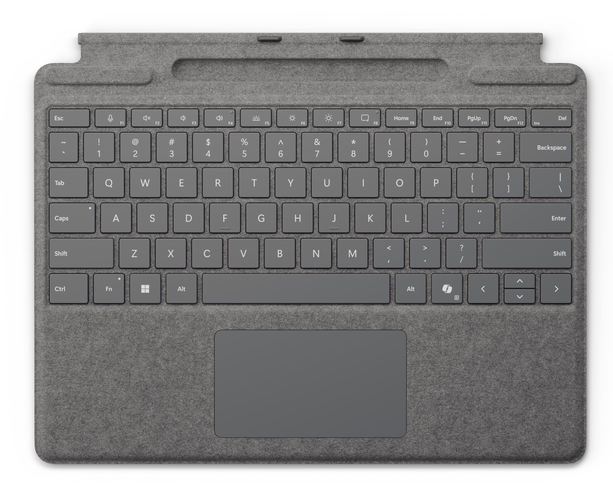 Microsoft Surface Pro 13 Inch Keyboard with Pen Storage (Platinum)