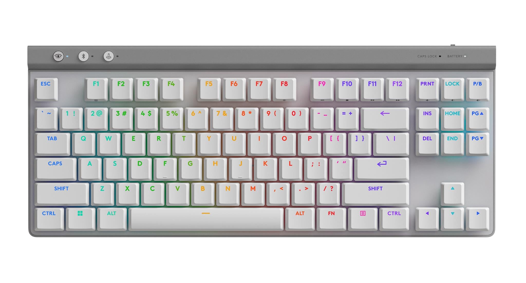 Logitech G G515 LIGHTSPEED TKL Wireless Gaming Keyboard (White)