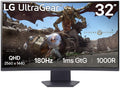 LG UltraGear GS60QC 31.5' QHD 180Hz Curved Gaming Monitor