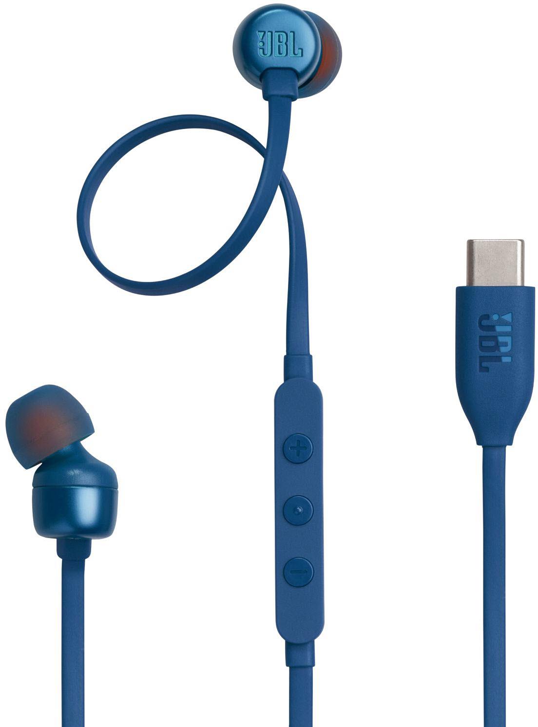 JBL Tune 310C USB-C Wired In-Ear Headphones (Blue)