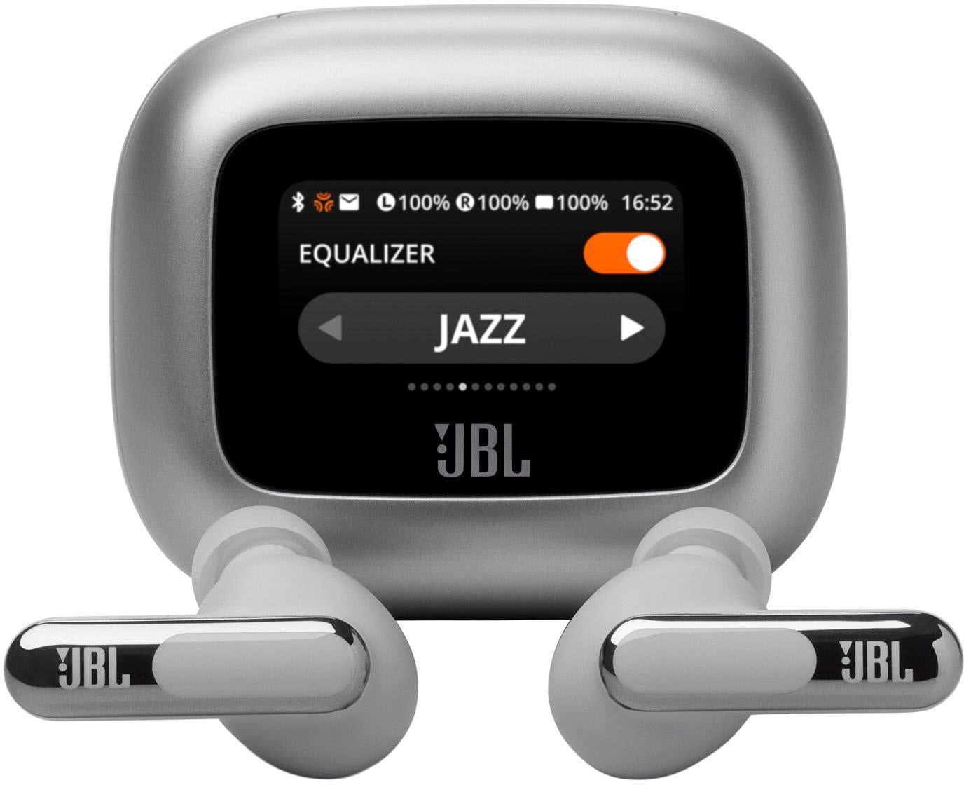 JBL Live Beam 3 TWS Noise Cancelling In-Ear Headphones (Silver)