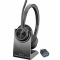 HP Poly 77Z32AA Voyager 4320 MS USB-C Stereo Wireless Headset + Charging Stand +BT700 Dongle