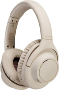 Audio Technica ATH-S300BT Wireless Noise-Cancelling Over-Ear Headphones (Beige)