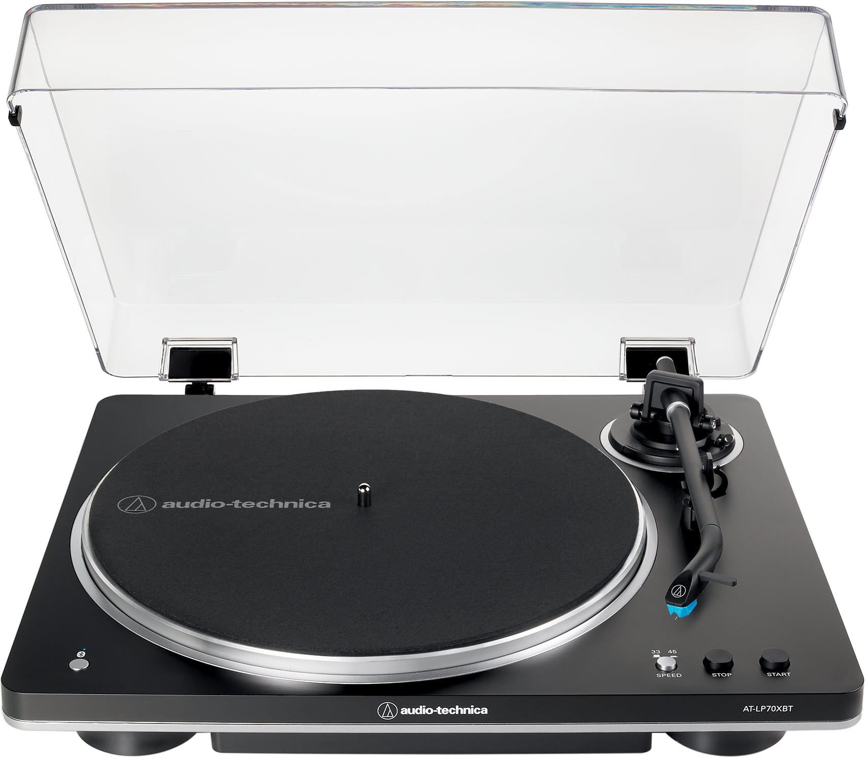 Audio-Technica LP70XBT Fully Automatic Bluetooth Turntable (Black/Silver)