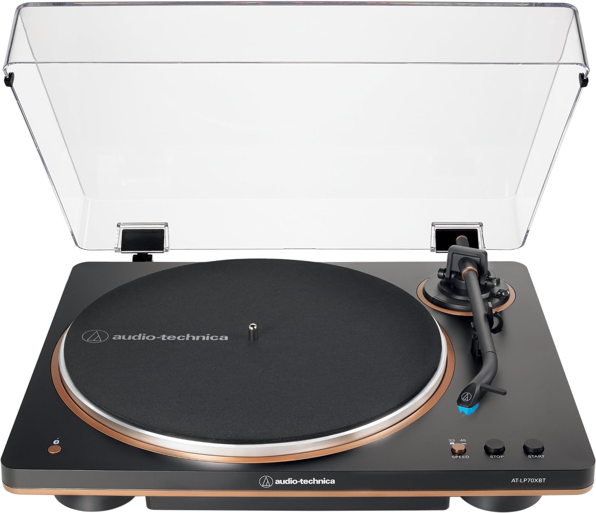 Audio-Technica LP70XBT Fully Automatic Bluetooth Turntable (Black/Bronze)